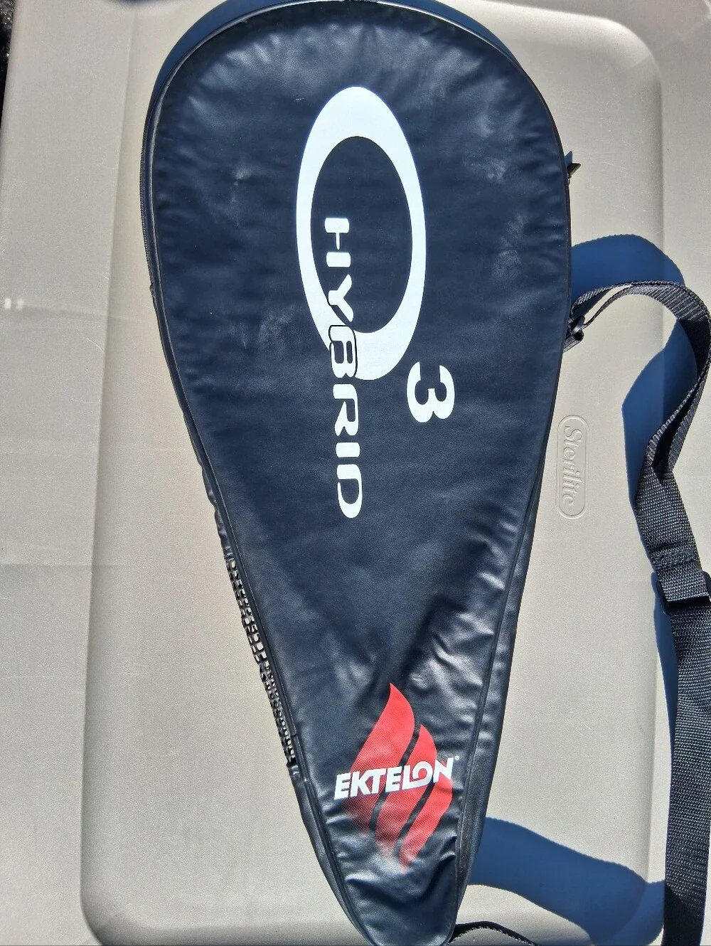 (UNISEX) Orange and Black Racquet Bag with Logo And RACKET INCLUDED**